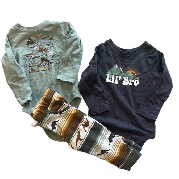 Garanimals Matching Sets Garanimals Baby Boy 3piece Bundle